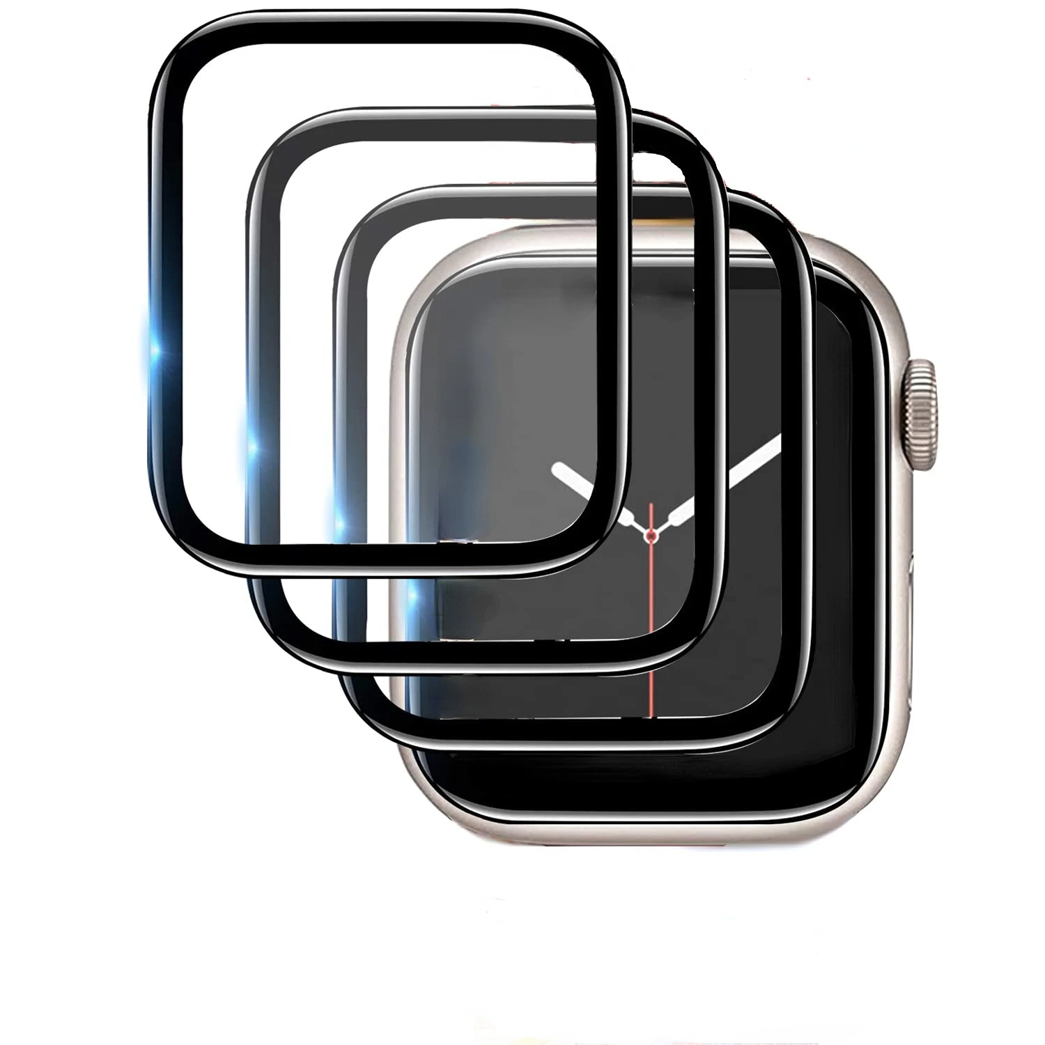 

Стекло для Apple Watch band 41 мм 45 мм 42/38 мм, защитная пленка для экрана, аксессуары для iwatch Series 7 6 5 4 3 Se 40 мм 44 мм, 2022