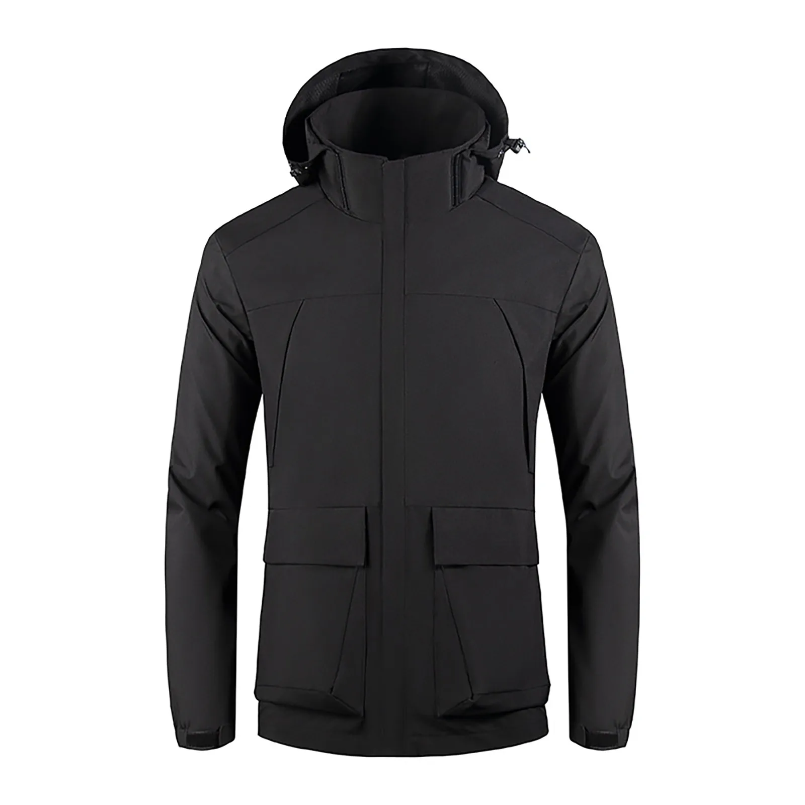 

Winter Coats for Men Lightweight Men's Fall And Winter Solid Color Two Sides Large Lightweight Jacket Mens Wind Work Jacket