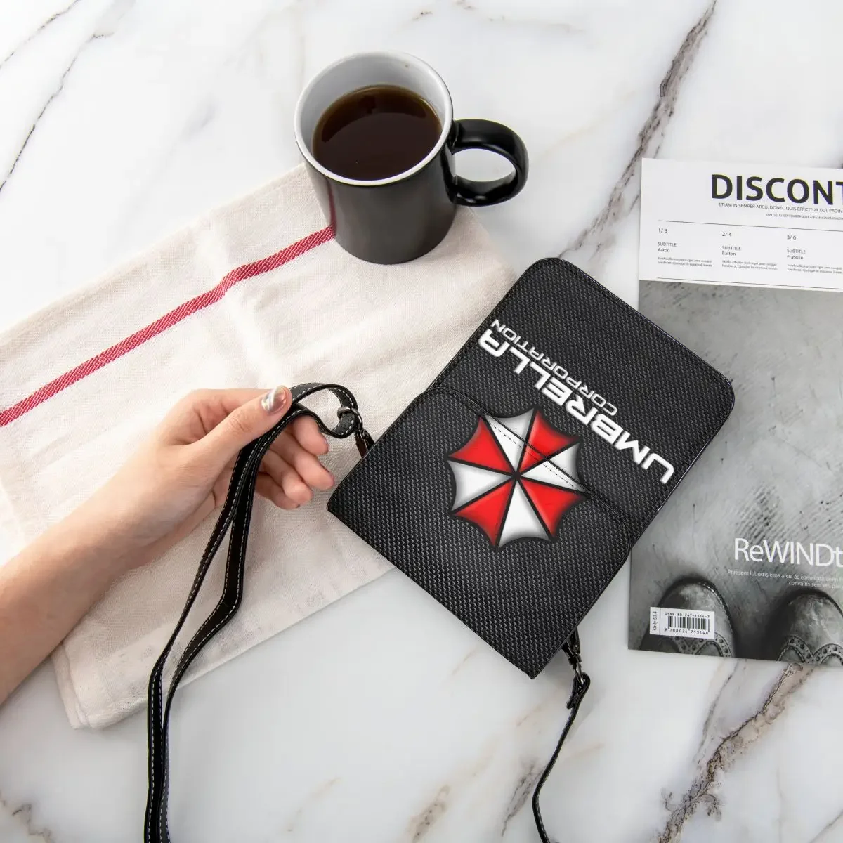 Корпорация Красный Зонт Кошелек через плечо Сумка для мобильного телефона на