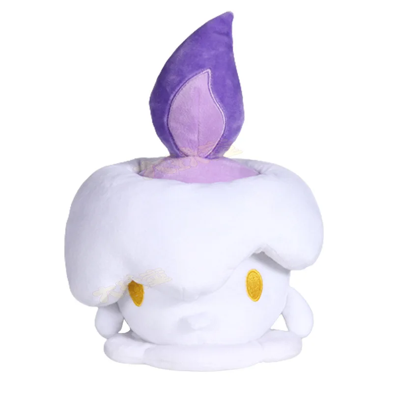 

28CM Anime Pokemon Litwick Kawaii Soft Pet Elf Toys Cartoon Cute Animals Dool Collectible Room Desktop Decor Ornament Kids Gifts
