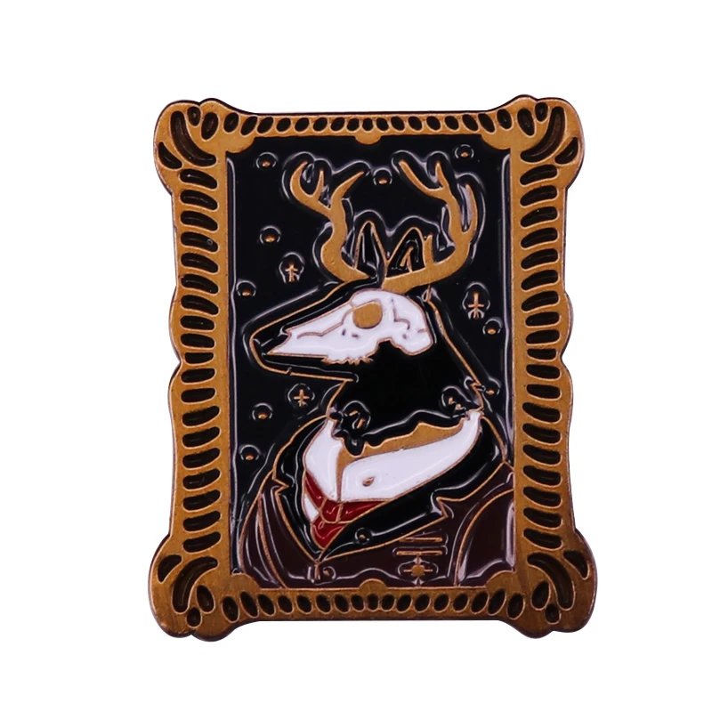 Брошь в виде оленя стиле игры ржавое озеро | Украшения и аксессуары