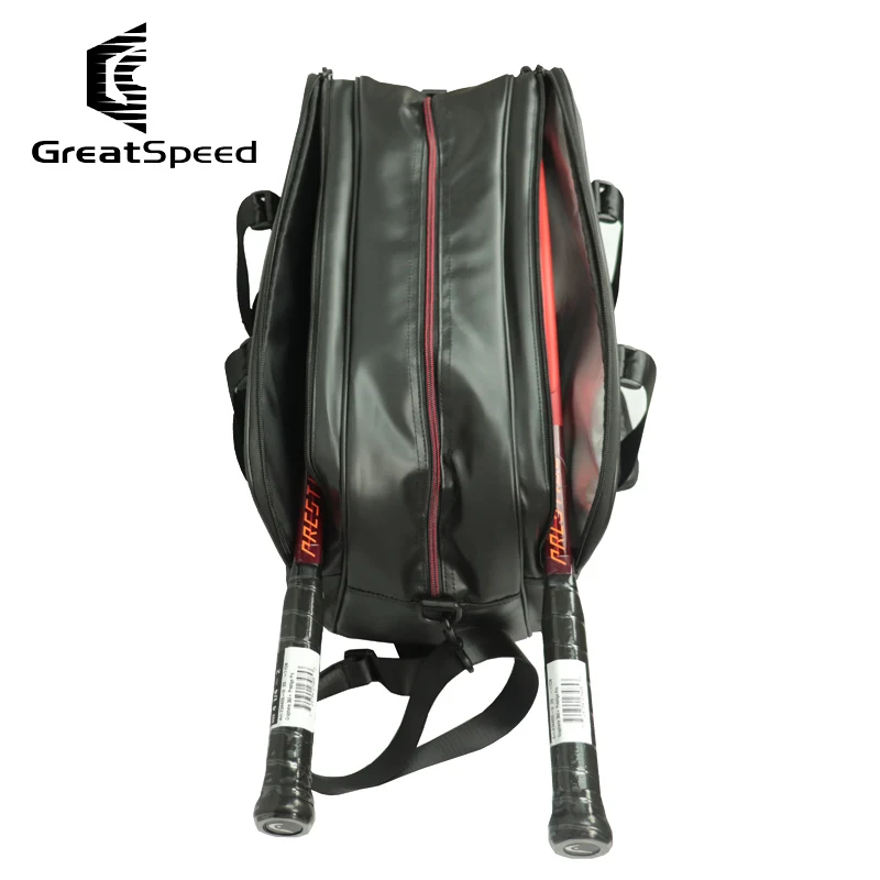 Men Portable Tennis Bag Large Capacity 2-4 Rackets Tenis Squash Padel Badminton Bags Professional Tennis Racket Sports Handbag