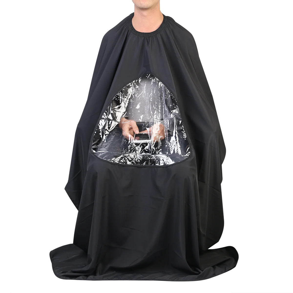

1Pc ULTNICE Hairdressing Cape Black Utility Reusable Barber Capes Hair Cutting Cape for Hairdressing