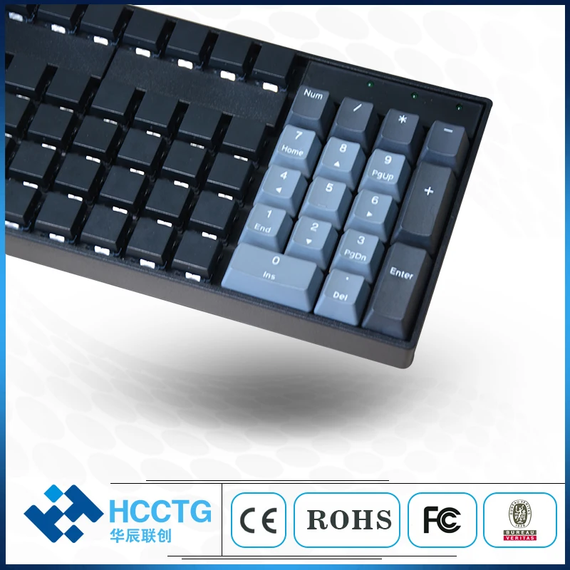 Высококачественная Механическая программируемая USB-клавиатура с 105 клавишами