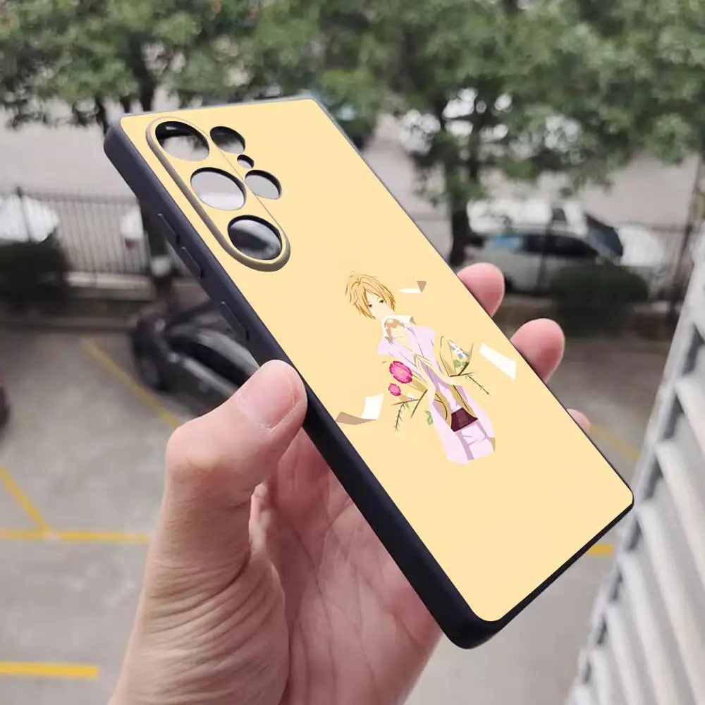 Фото Чехол для телефона Natsume Yuujinchou Cat для Samsung S25 Ultra S24 S23 S22 S21 S20 Plus Fe Galaxy A54 A53 A34 A25 A16 A14 Cover №1