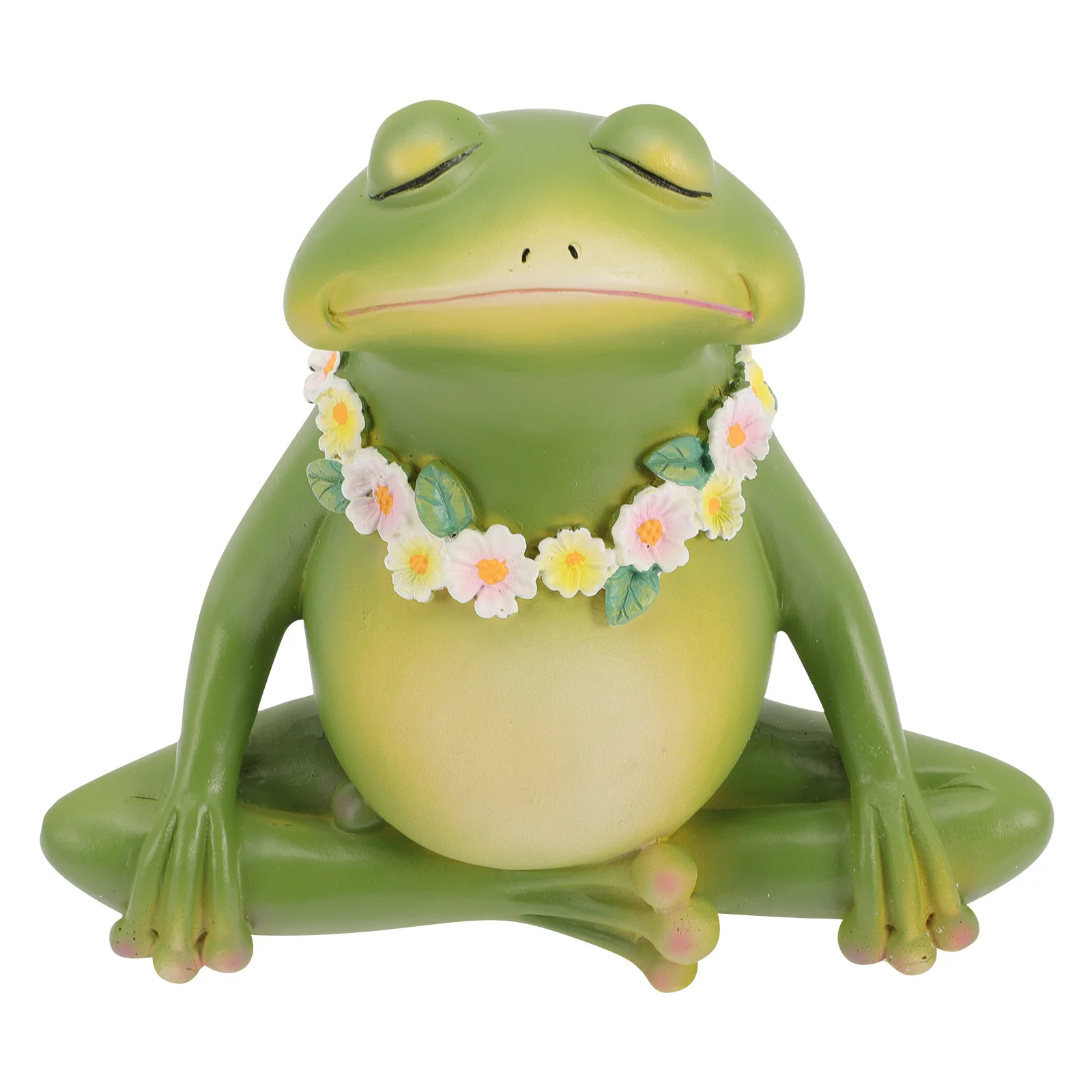

Statue Garden Resin Frogs Decor Ornament Figurine Yoga Figurines Animal Statues Yard Outdoor Desktop Decoration Miniature