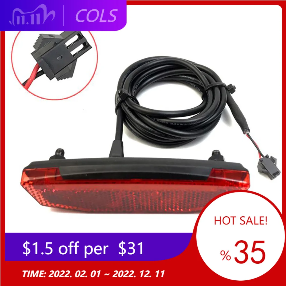 E-scooter Tail light Electric Bicycle Bicycle 36V/48V Ebike Rear Light SM/ Waterproof Interface Connections bike tail light