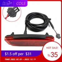 e scooter tail light electric bicycle bicycle 36v48v ebike rear light sm waterproof interface connections bike tail light