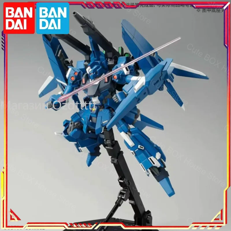Фото Оригинальный набор для сборки модели Gundam от Bandai, масштаб 1/144, RGZ-95 ReZEL Defenser B-UNIT, коллекционная фигурка из аниме, игрушка для сборки. №5