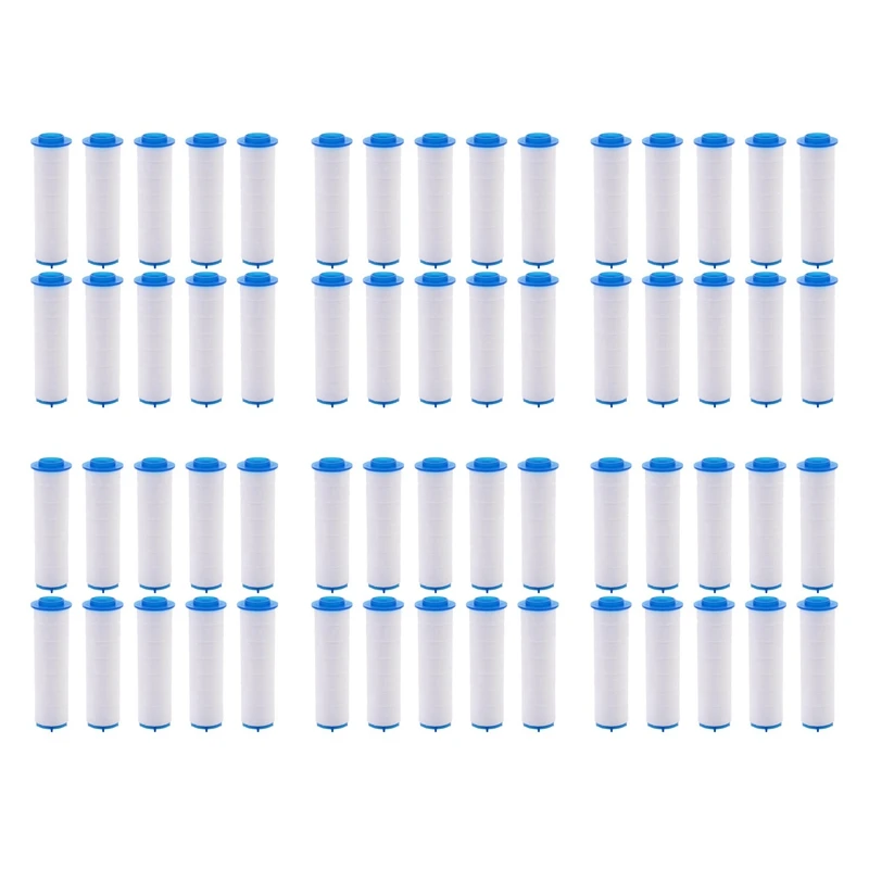 

60Pcs Replacement Shower Filter For Hard Water - High Output Shower Water Filter To Remove Chlorine And Fluoride