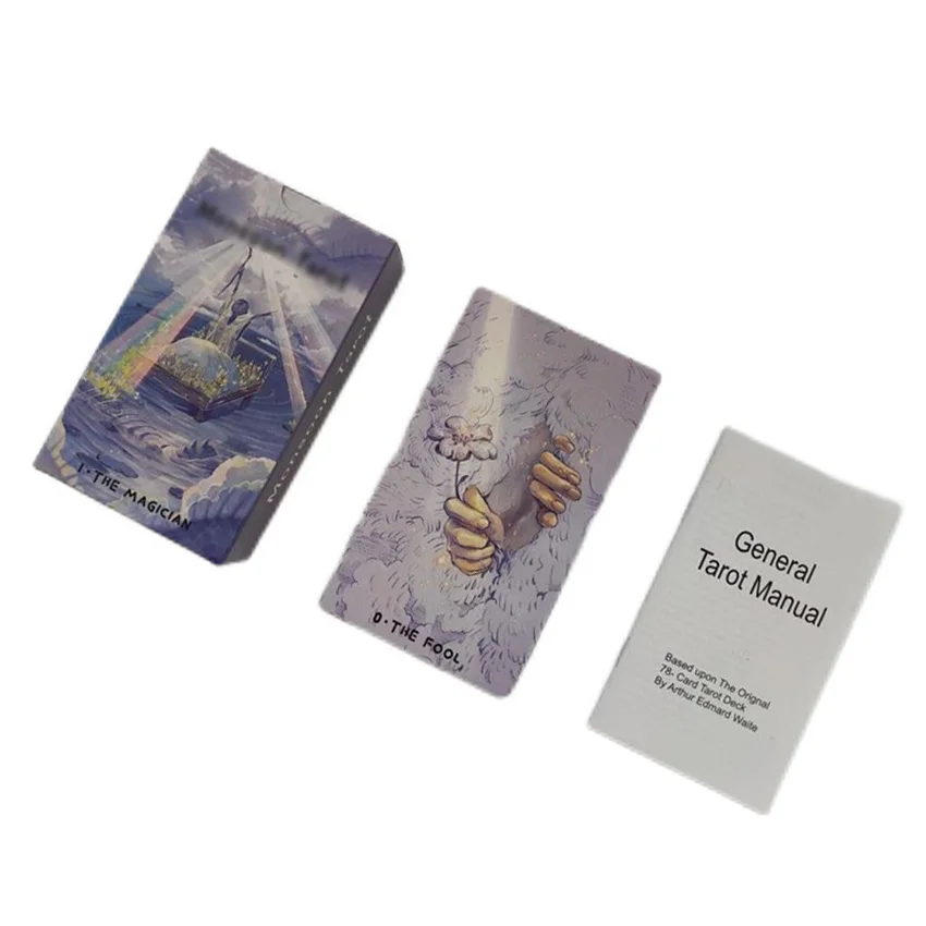 Дешево Бумажные карточные игры Magic Tarot 12x7 см