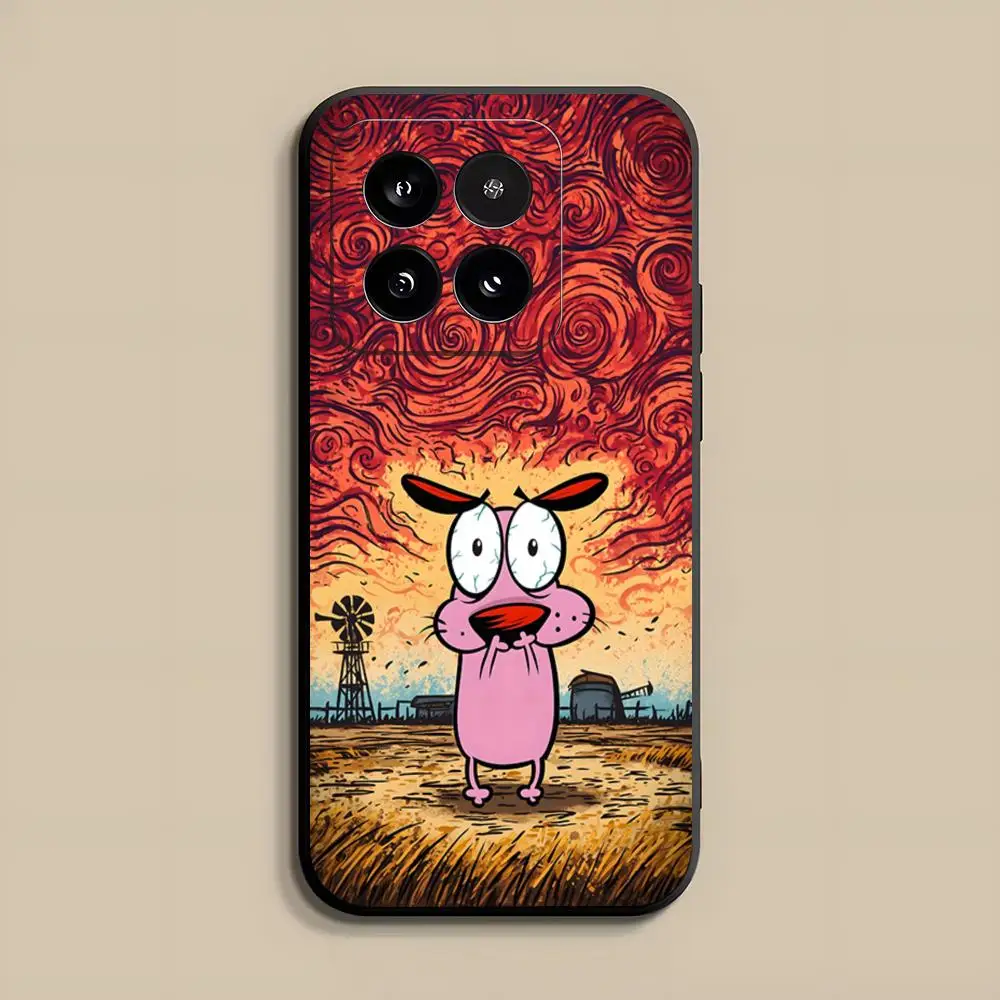 Фото Чехол для телефона C-Courage Cowardly Dog, силиконовый чехол для Redmi Note 15 A7 Xiaomi 17 Ultra 15 14 T Pro Plus 4G 5G №5