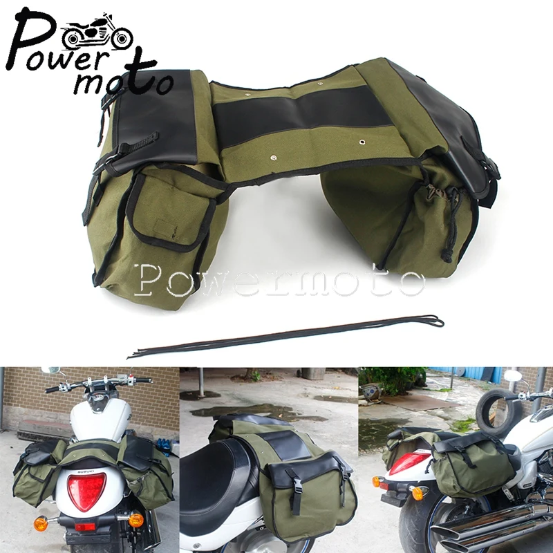 

Motorcycle 35-40L Large Capacity Space Saddle Bag Side Storage Tools Saddlebags For Taotao Thunder/91' Vulcan 500/ iron 833