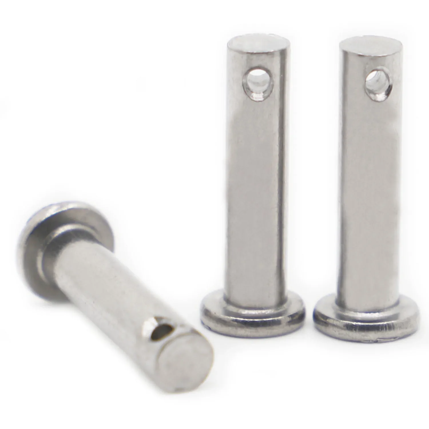 

M3 M4 M5 M6 M8 M10 M12 Подшипник с плоской головкой из нержавеющей стали 304, цилиндрическая ось позиционирования, рулонный дюбель с отверстием GB882