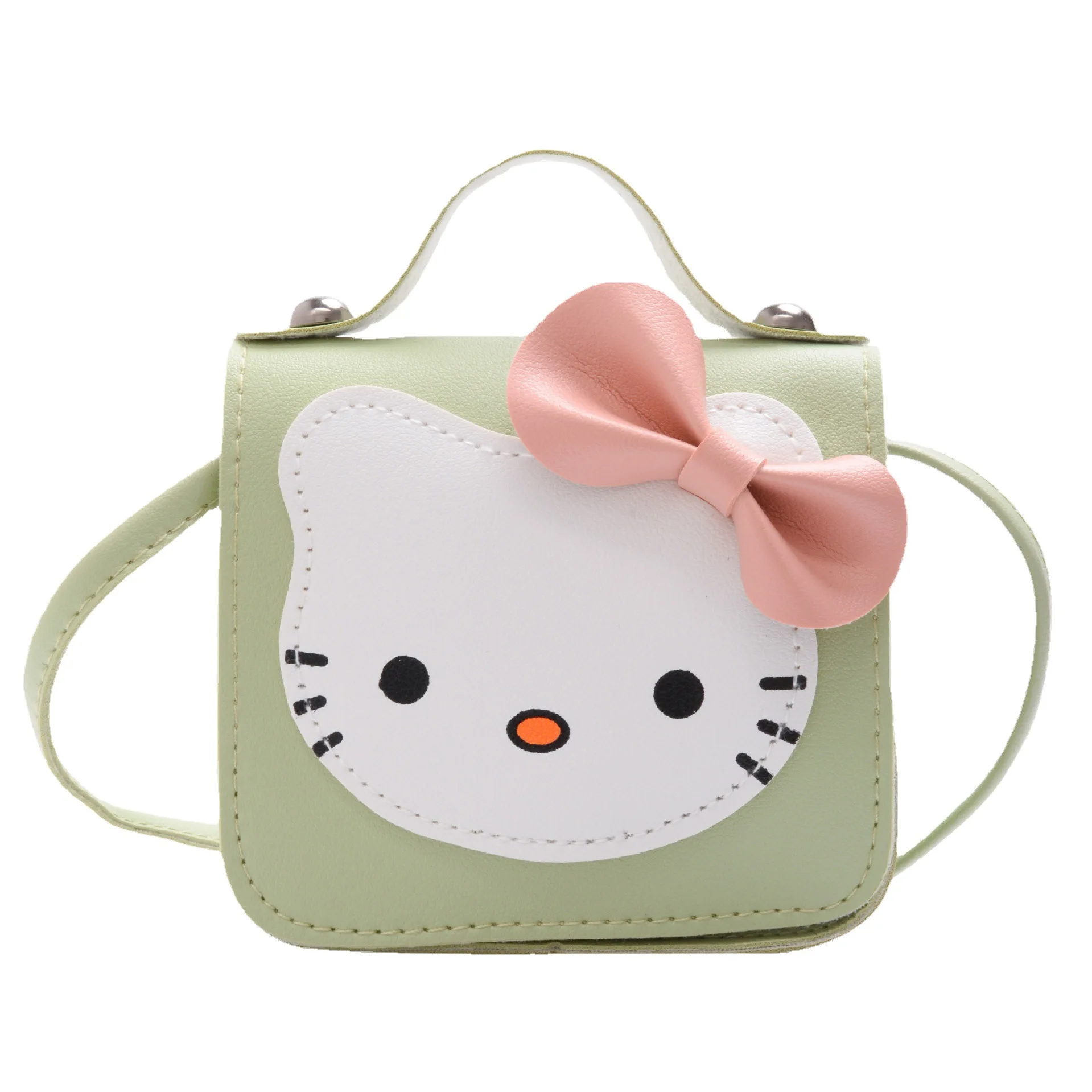 Hello Kitty Children's Bags Girls' Decoration Bag Cartoon Shoulder Messenger Bag Coin Purse