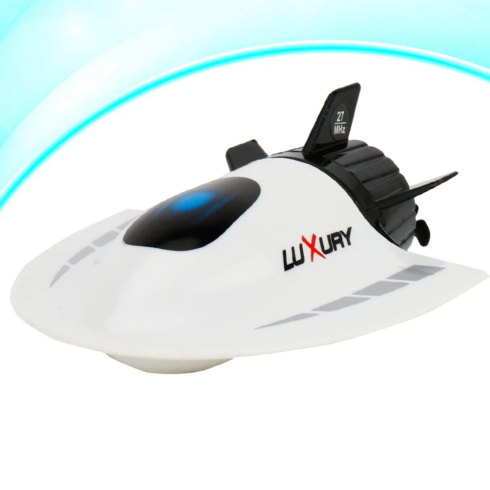 

Mini Radio RC Boat Ship Submarine Cool Aquatic Toys (White)