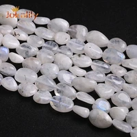 natual blue moonstone beads irregular stone loose spacers beads for jewelry making diy bracelets necklace accessories 15 6 10mm