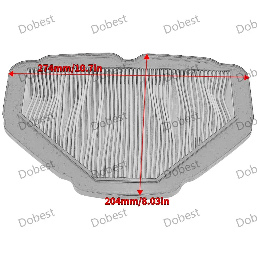 Впускной воздушный фильтр Moto для Honda GL 1800 1800B 1800D GL1800 GL1800B GL1800D Gold Wing 2018-2023 OEM: 17210-MKC-A00