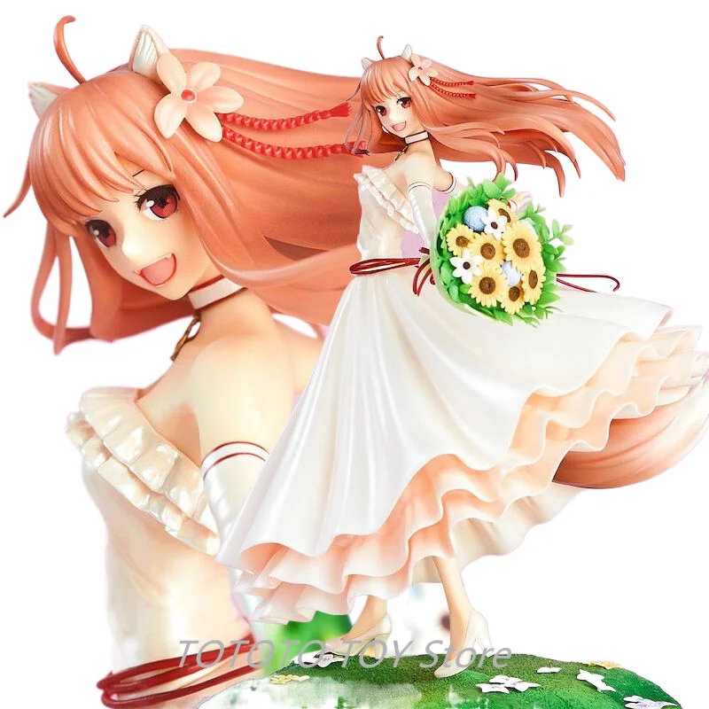 

24cm Japanese Amine Spice And Wolf Lovey Horo Pvc For Kids Children Gift Action Anime Figure Toy Figures Collectible Figurines