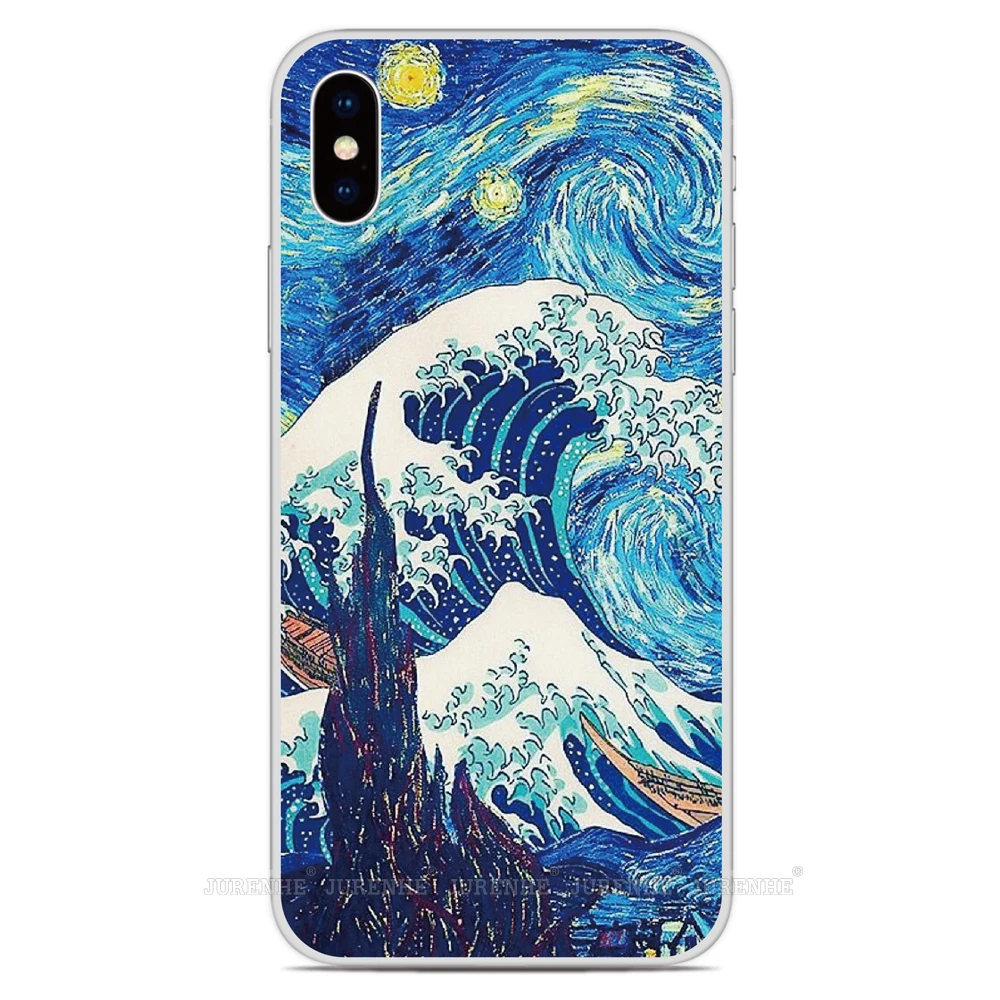 Чехол Wave off Kanagawa для UMIDIGI G100 G9A G9C G9T G9 G6 Note 90 90C 90A G3 G5 A16 A15 A13 Pro Max Nothing Phone 2A 1 2 Cover