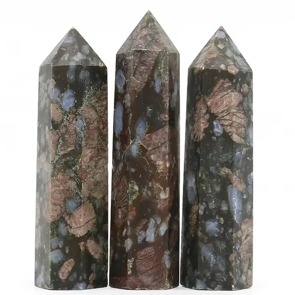 Натуральная Высококачественная кристаллическая башня quesera wand point towerCrafts crysta для