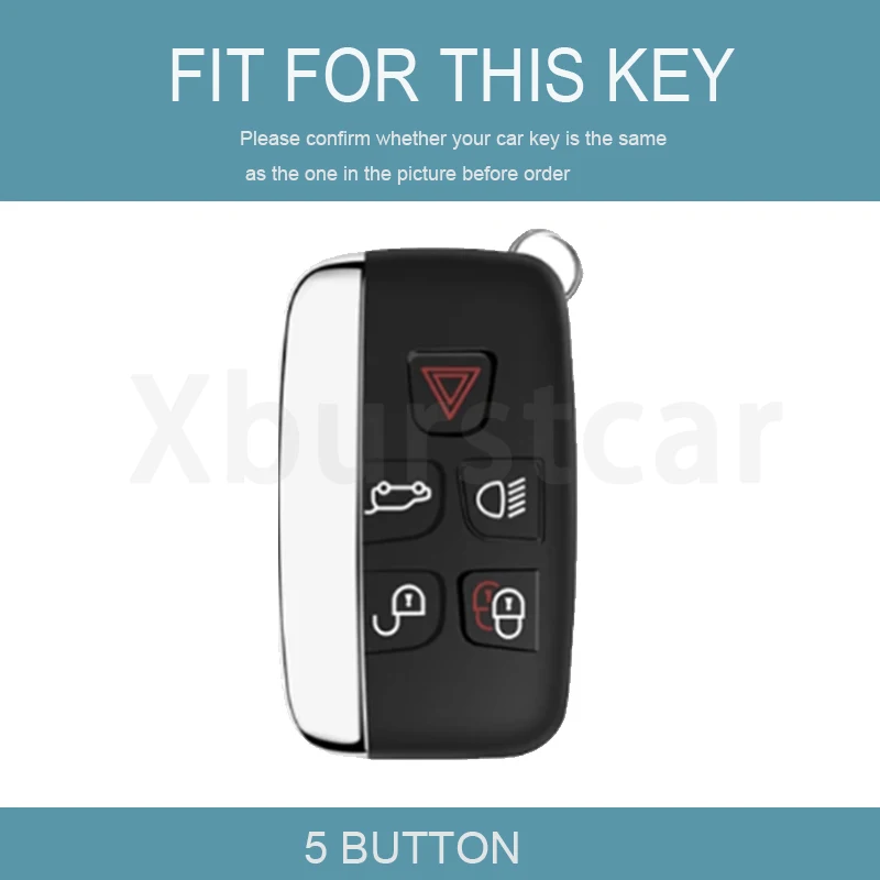Фото Чехол-футляр из ТПУ для автомобильных ключей Jaguar XE XJ XF, Land Rover Range Evoque Freelander Velar, Range Rover Sport, Discovery 4 №2