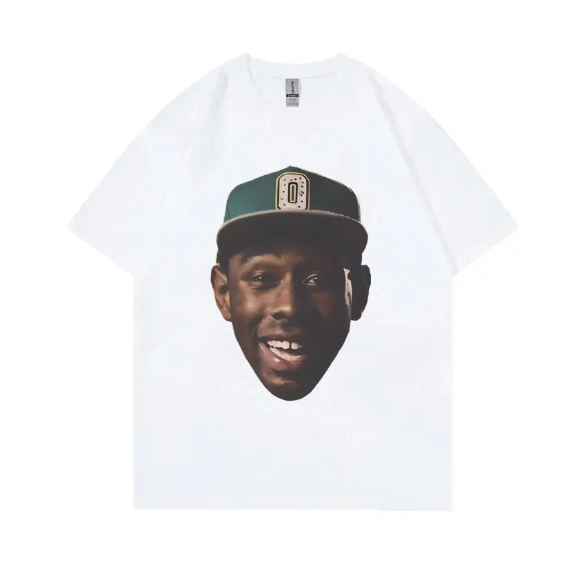 Famous Tyler The Creator Chromakopia Face Graphic T-shirts Men Women Fashion Hip Hop T Shirt Tops Male Cotton Oversized Shirts