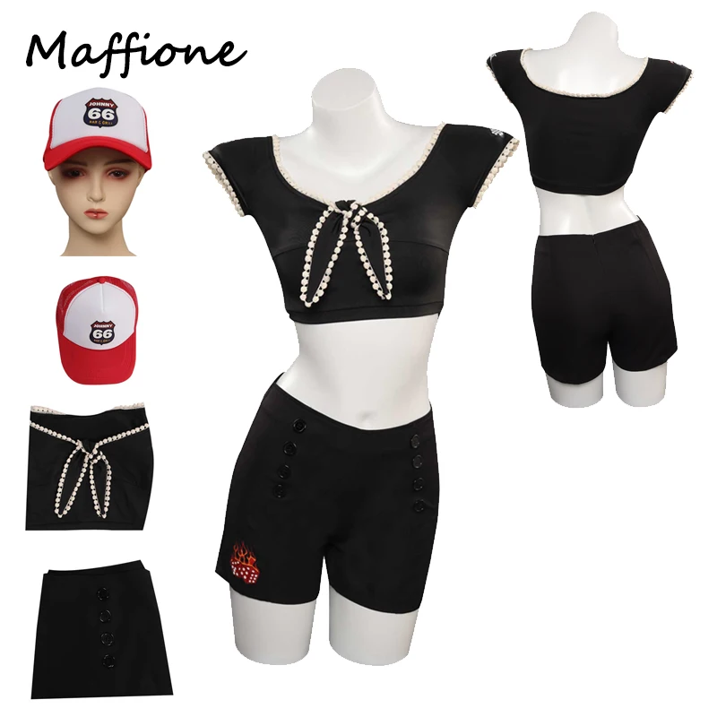 

Женский костюм для косплея платоники, комплект из топа и шортов для девушек, летняя пляжная одежда, костюм для Хэллоуина, карнавала, женский костюм