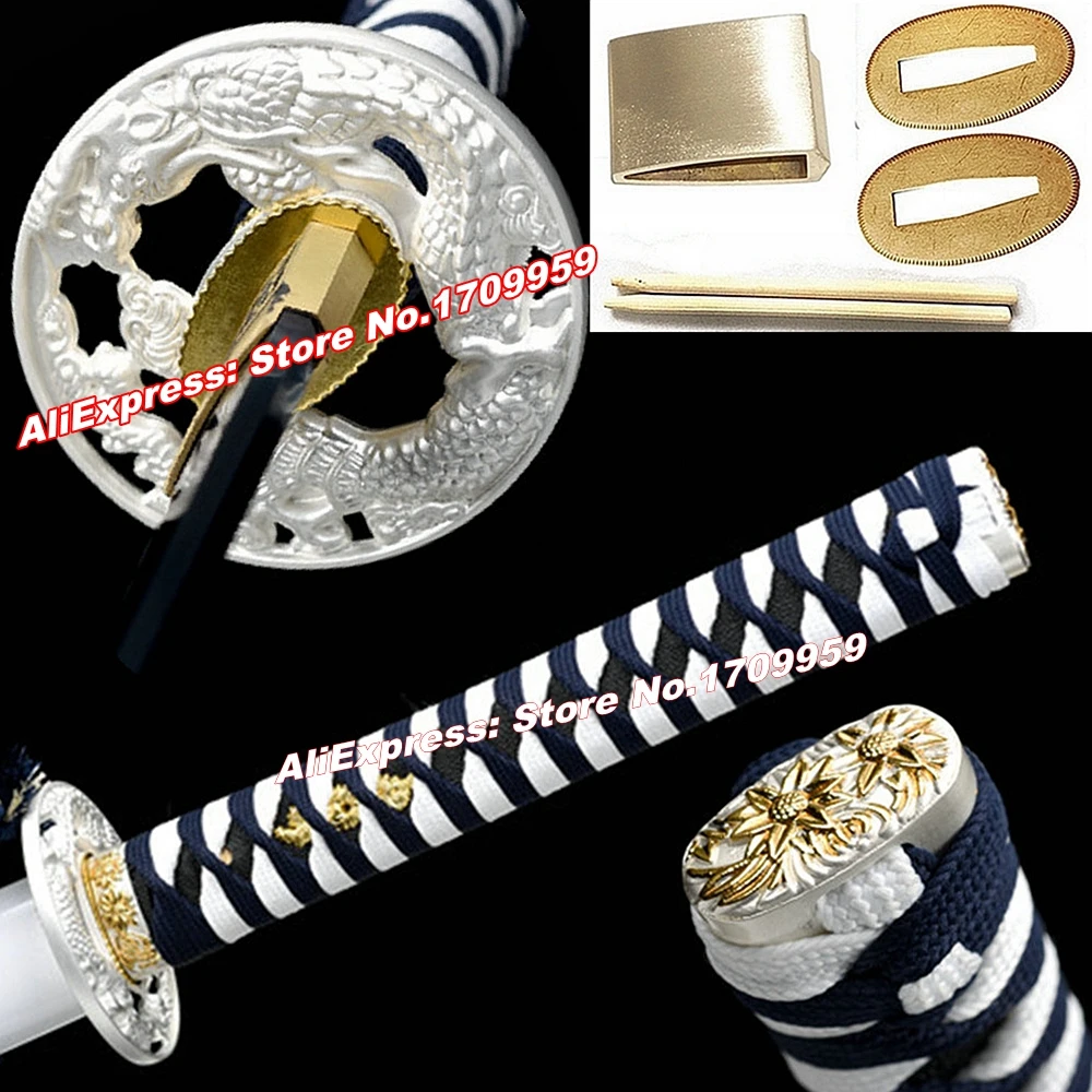 Японский самурайский Катана/вакидзаси сменная фурнитура для меча менюки фучи