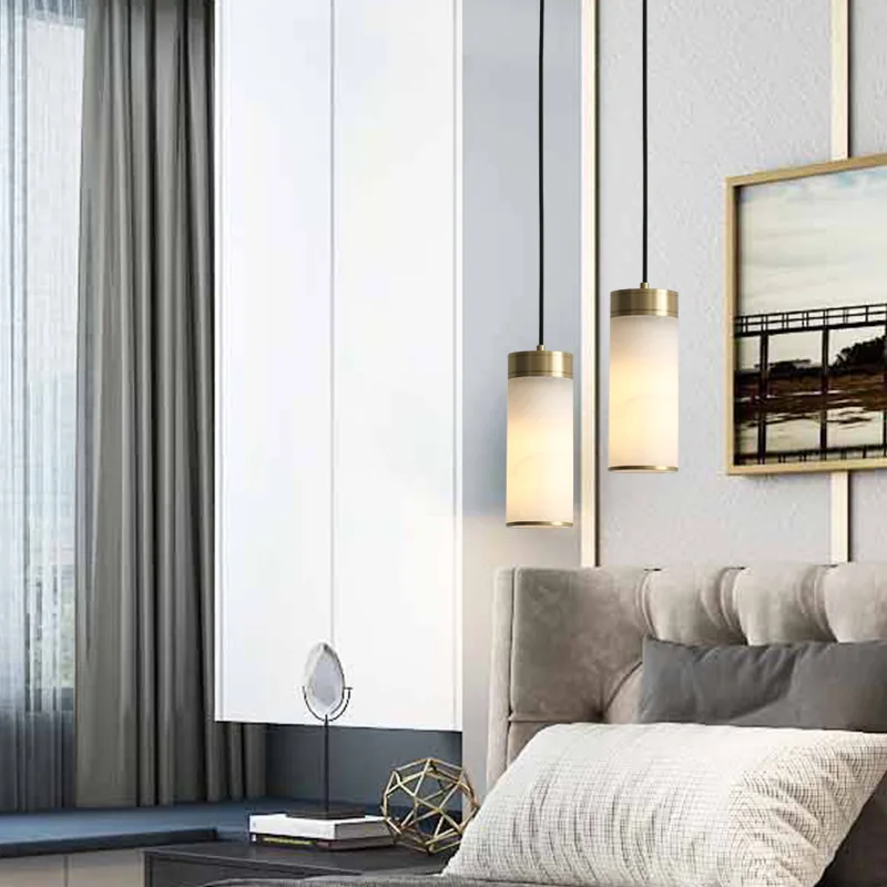 Роскошный садовый декор Нефритовый подвесной светильник шнур ламинат винтажный