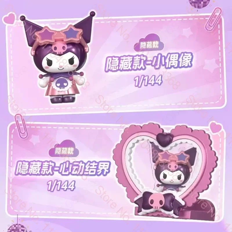 Фото Новые блоки-фигурки Blokees Sanrio Kuromi Doodoos FUN02 Series: милые мультяшные персонажи, легко собираемые конструкции, игрушки-поделки, подарок №5