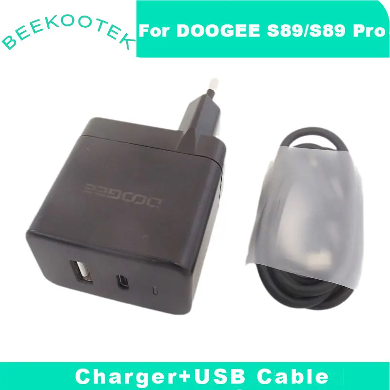 

Устройство для быстрой зарядки DOOGEE S89, 65 Вт, USB-кабель