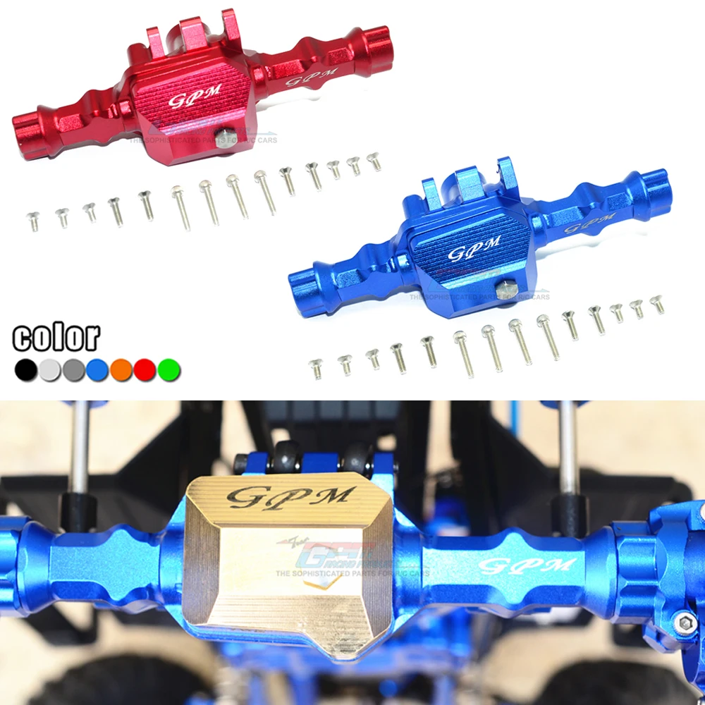 

GPM TRAXXAS 1/10 TRX4 Defender BRONCO K5 Blazer TRX-4 G500 TRX6 G63 Metal Rear Portal Axle Housing Rear Axle Shell Rear Wave box