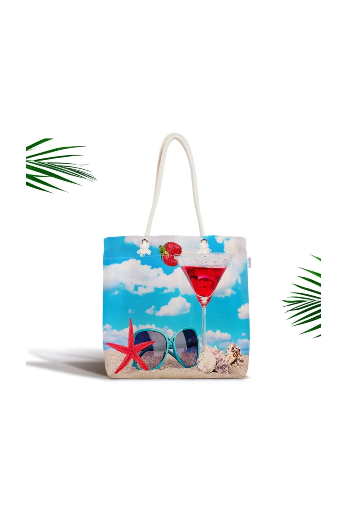 

Женская пляжная сумка-тоут на молнии с цифровым принтом