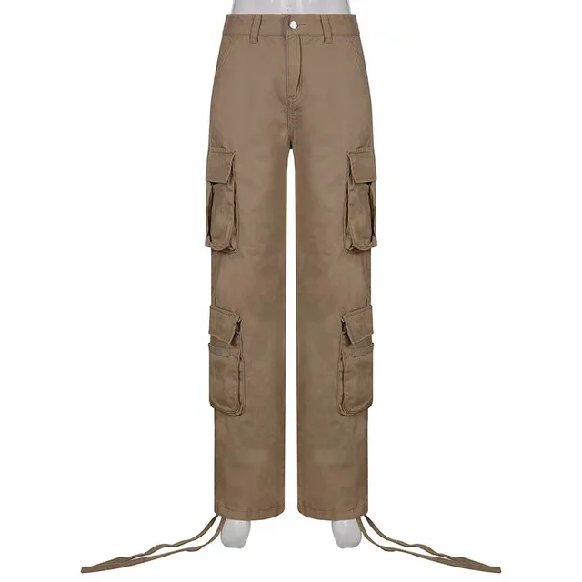 Grunge Streetwear Baggy Cargo Pants 