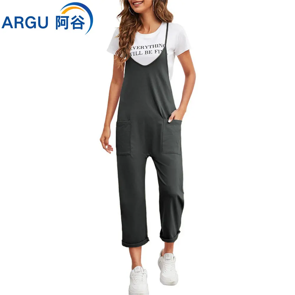 

Женский комбинезон на молнии, однотонный комбинезон с широкими брюками-ягодицами, модель y2k на лето, 2023