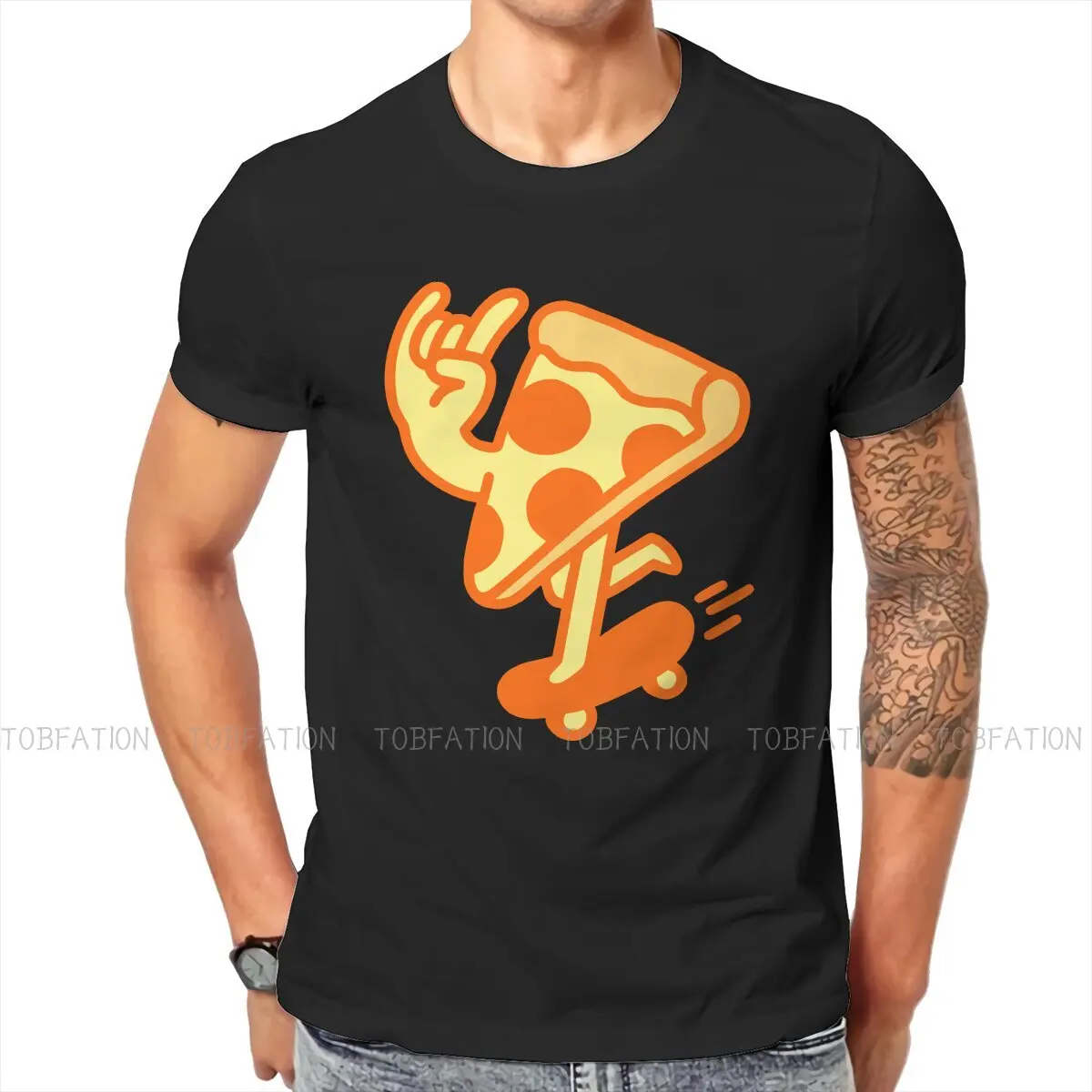 

Rad Pizza Unique TShirt Meme Design Top Quality New Design Graphic T Shirt Stuff Hot Sale
