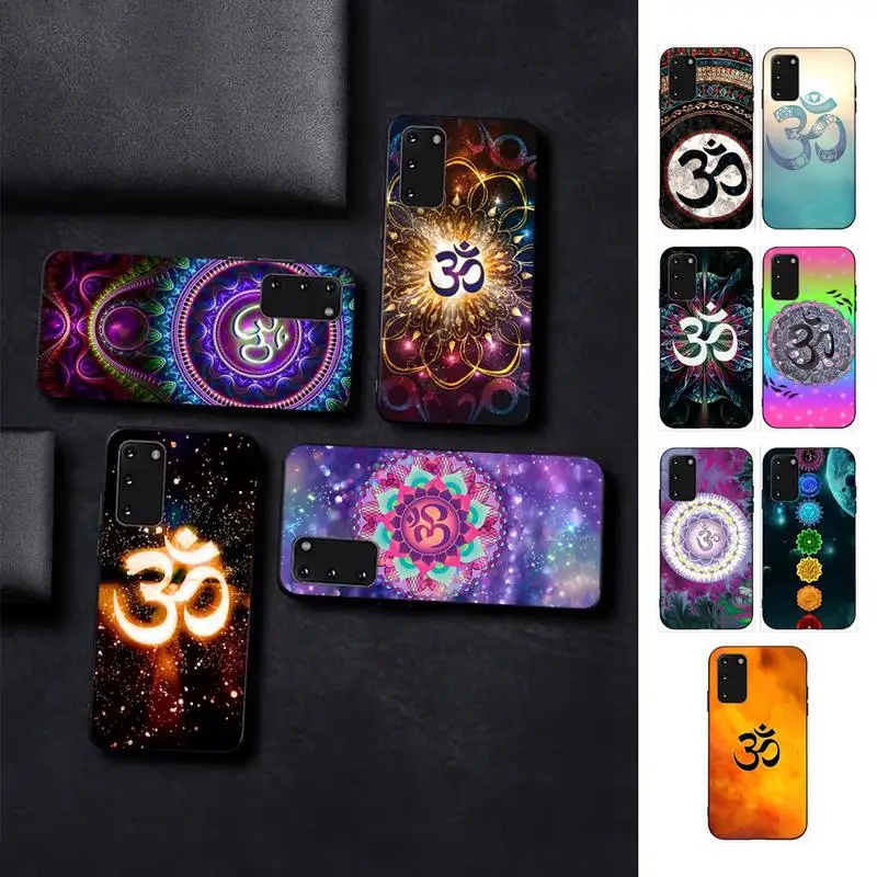 Aum Om Yoga Phone Case for Samsung S10 21 20 9 8 plus lite S20 UlTRA 7edge