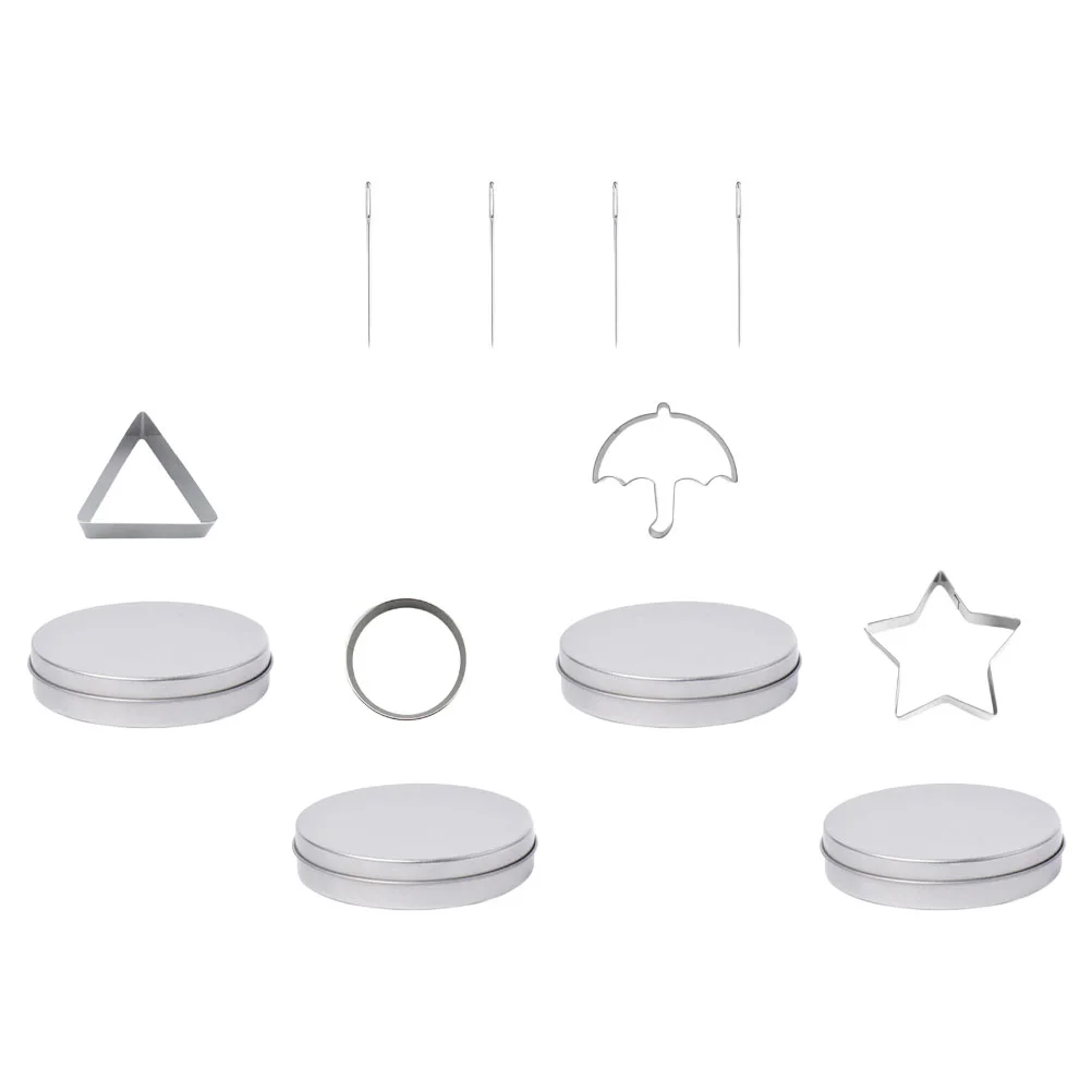 

Cookie Moldssugar Baking Koreancake Game Candy Metal Pie Star Biscuit Circle Triangle Tools Dough Professional Making Steel