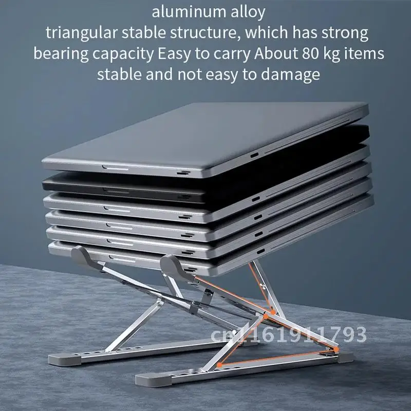 Регулируемая алюминиевая подставка для ноутбука Macbook Air Pro ПК планшета Настольная