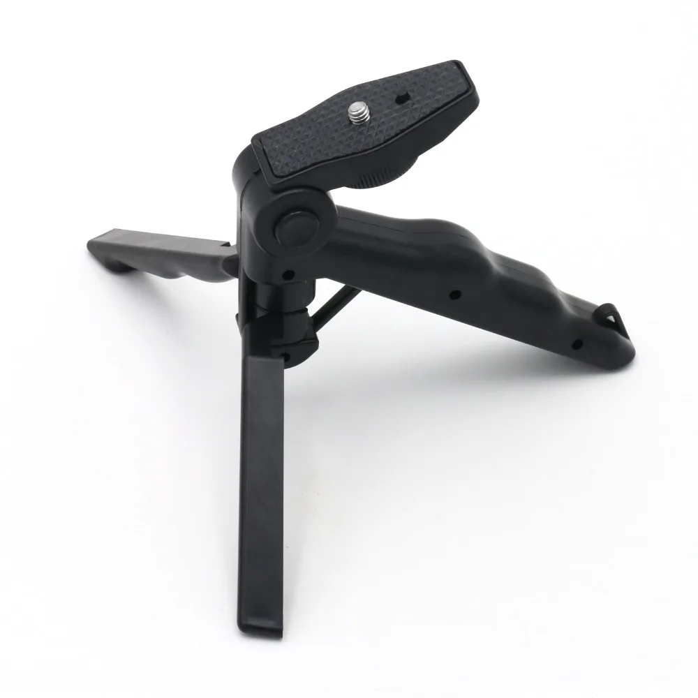 

2022.100% GUARANTEE 4" Hand Pistol Grip Mini Travel Folding Tripod For Digital Camera 2 in 1