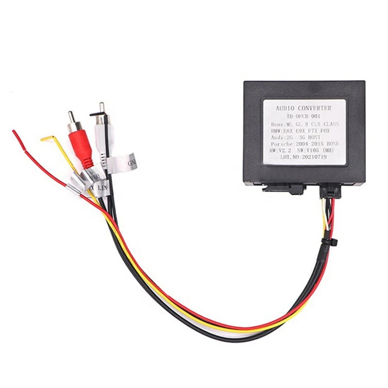 

Car Stereo MOST Fiber Optical Radio Decoder Amplifier Adapter Box For Porsche Cayenne For Mercedes Benz ML/GLR/W164/W251