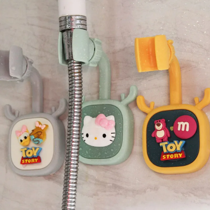 

Подставка для душа Kawaii с рисунком аниме No Punch, Kt Cat, водонагреватель для ванной комнаты, регулируемый Мобильная подвеска, фиксированная основ...