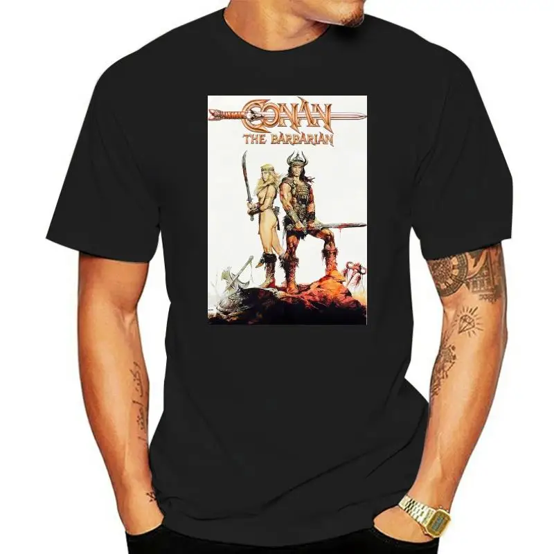 

Camiseta Retro de Arnold de la película de los 80 de Conan, camiseta de los 80