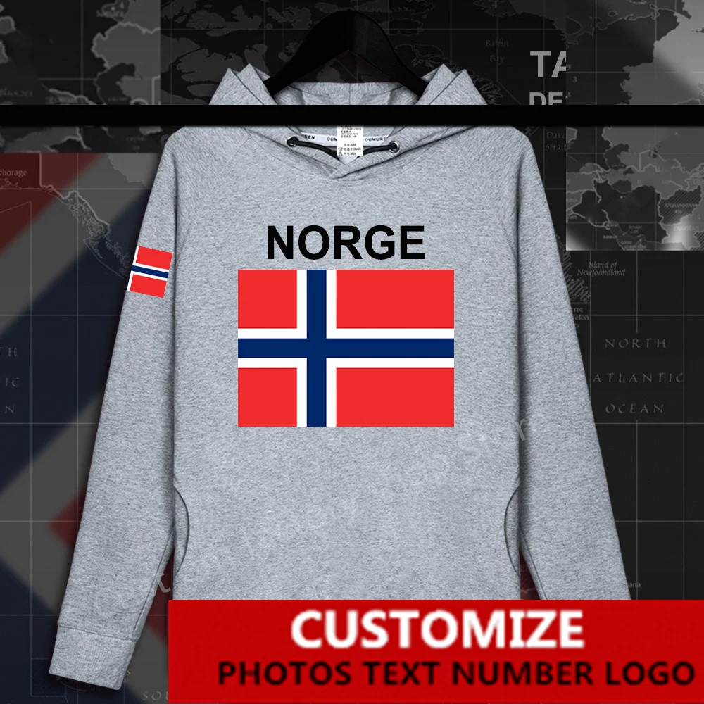 

Norway Norge NOR Norwegian Nordmann NO Hoodie Custom Jersey Fans DIY Name Men Women Fashion Hip Hop Loose Casual Hoodies