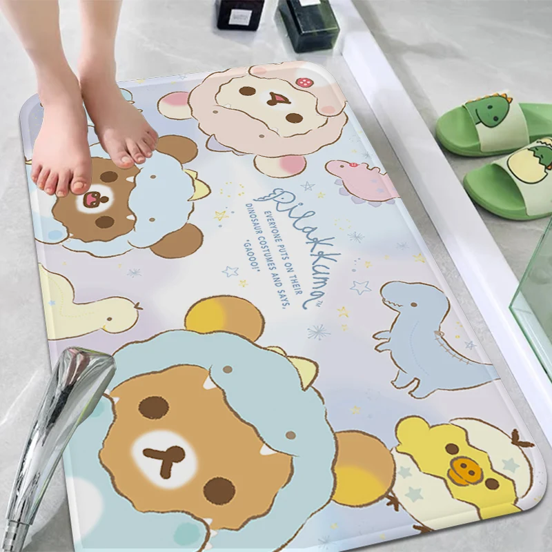 Коврик для кухни Kawaii Rilakkuma Bear недорогие противоскользящие современные
