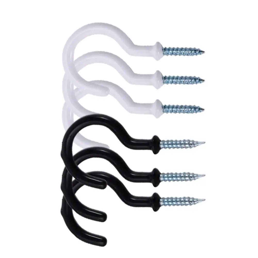 Белый сверхмощный домашний держатель для хранения потолочные крючки на плечах