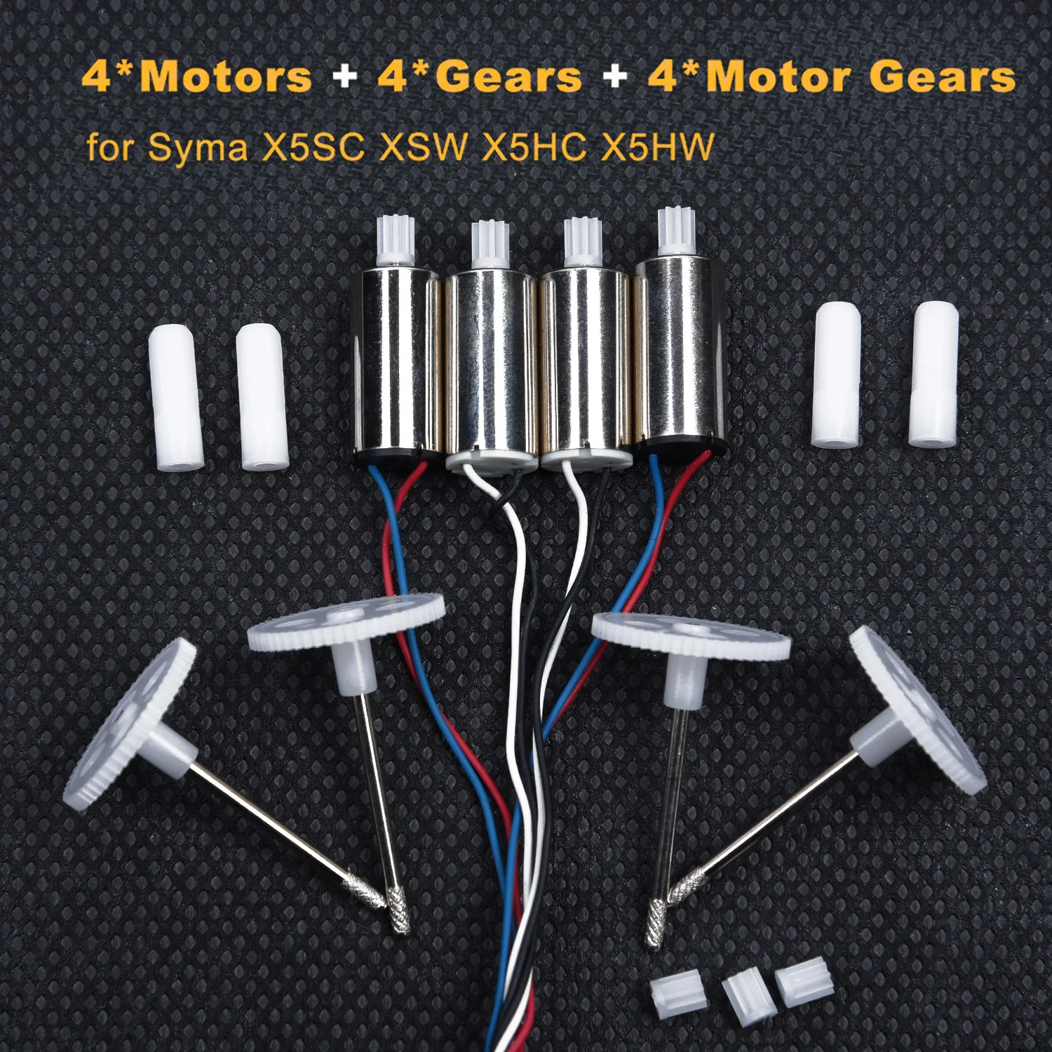 12 шт. моторные шестерни двигателя, набор колес для Syma X5SC X5SW X5HC X5HW RC, готовые детали, DIY модели, игрушки, аксессуары, фурнитура