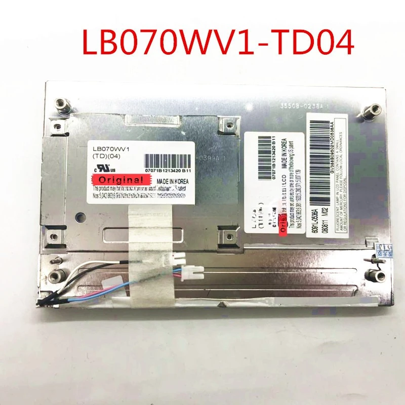 

7.0" 800*480 LCD Panel LB070WV1(TD)(04) LB070WV1-TD04