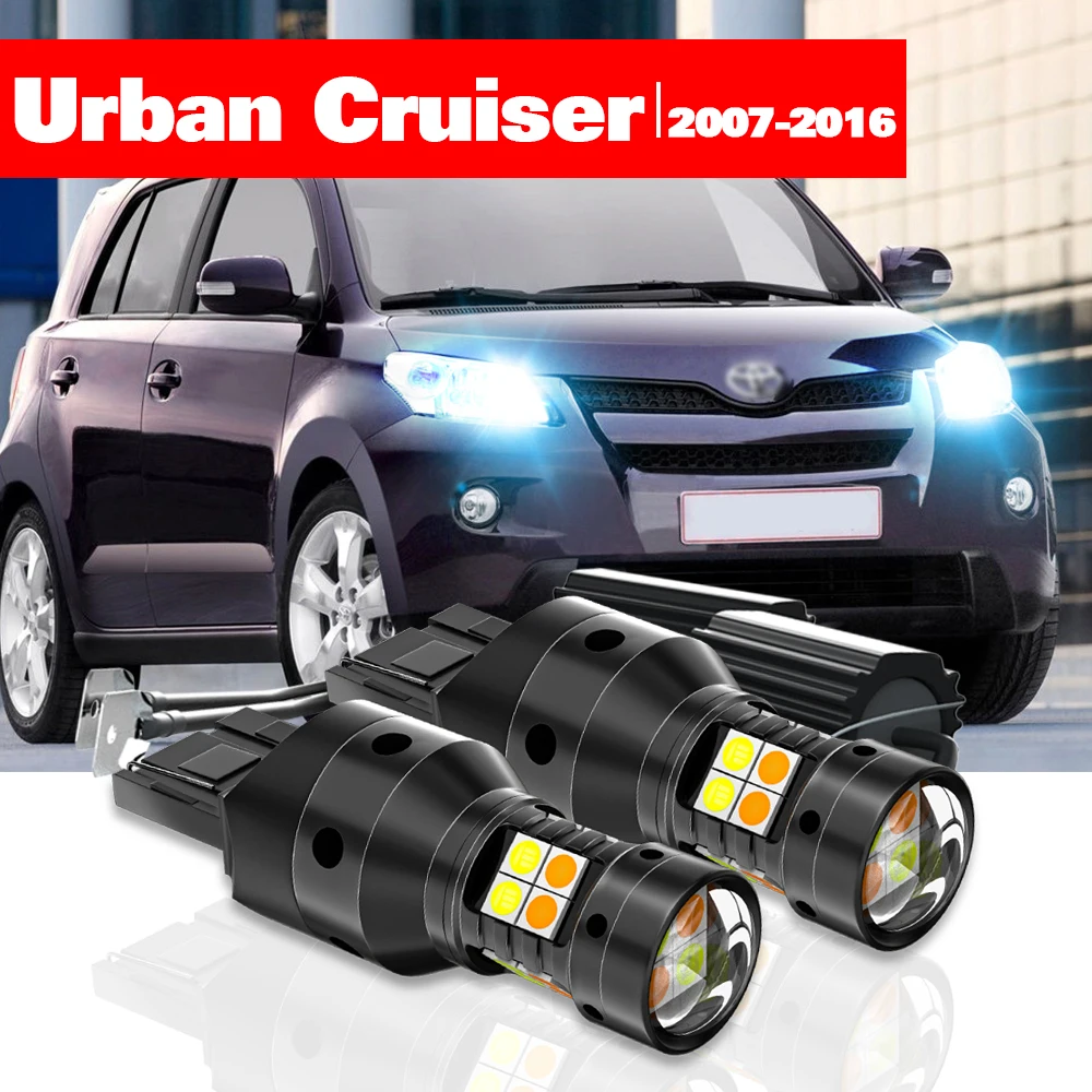

For Toyota Urban Cruiser 2007-2016 Accessories 2pcs LED Dual Mode Turn Signal+Daytime Running Light DRL 2008 2009 2010 2011 2012